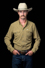 FERRELL LONG SLEEVE SNAP SHIRT KHAKI FSL1002333