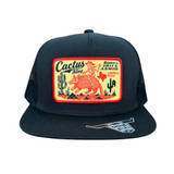 CACTUS ALLEY BONES & GRIT  SNAPBACK CAP BLACK/BLACK 6006BLK-P247