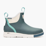 XTRATUF WOMENS ANKLE DECK BOOT SPORT STORMY BLUE XADSW109