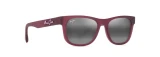 MAUI JIM KAULIKE POLARIZED CLASSIC SUNGLASSES  MATTE TRANSPARENT FUCHSIA 687-09