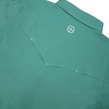 SAN JAC MENS LONG SLEEVE PERFORMANCE PEARL SNAP SHIRT TEAL COA-LS-TEAL
