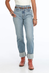 CINCH QUINN BAREBACK JEANS LIGHT STONEWASH CB74654001