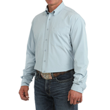 CINCH ARENAFLEX LONG SLEEVE SHIRT LIGHT BLUE MTW1862046