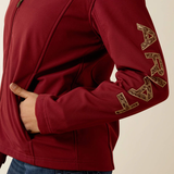 ARIAT LOGO SOFTSHELL JACKET SYRAH 10079873