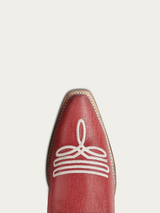 CORRAL GLOW IN THE DARK EMBROIDERY RED TALL COWBOY BOOT A5079