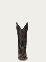 CORRAL WOMENS BLACK HONEY FLORAL PETAL EMBROIDERY BOOTS A4848