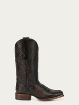 CORRAL WOMENS BLACK HONEY FLORAL PETAL EMBROIDERY BOOTS A4848