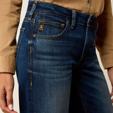 ARIAT PERFECT RISE PETRA FLIPSIDE WIDE LEG JEANS ATMORE 10079122