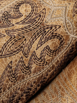CORRAL SAND EMBROIDERY WITH METALLIC BEADED WELT COWBOY BOOT A5009