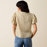 ARIAT KENTUCKY TOP IVY GREEN STRIPE 10079323