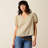 ARIAT KENTUCKY TOP IVY GREEN STRIPE 10079323