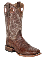 CORRAL MENS COGNAC CAIMAN EXOTIC WESTERN BOOTS L8102