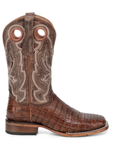 CORRAL MENS COGNAC CAIMAN EXOTIC WESTERN BOOTS L8102