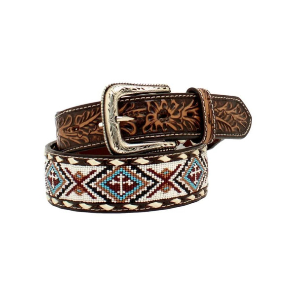 M&F NOCONA FLORAL TABS BEADED BUCK LACING N210005505