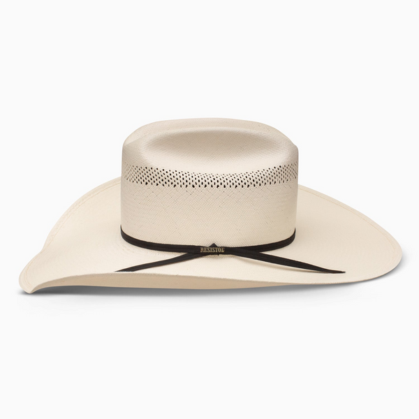 RESISTOL 20X CUT BANK 68 PROFILE COWBOY HAT NATURAL STRAW RSCTBK-68448