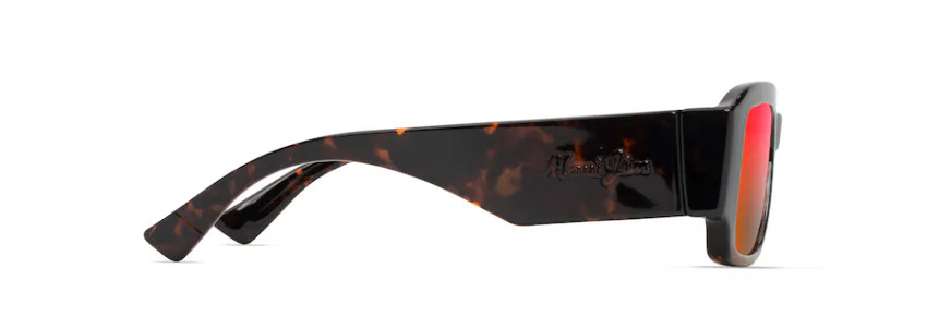 MAUI JIM KUPALE POLARIZED FASHION SUNGLASSES LAVA/DARK HAVANA RM639-10
