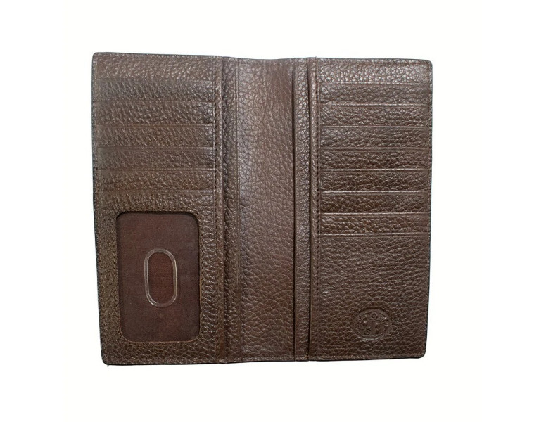 M&F 3D MENS BOOT STITCH BUCK LACE RODEO WALLET BROWN D250016602
