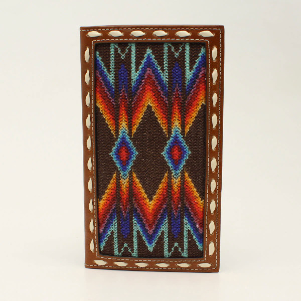 M&F NOCONA MENS SOUTHWEST BUCK LACE RODEO WALLET N500005197