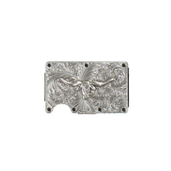 M&F SILVER LONGHORN UTILITY WALLET D250008765
