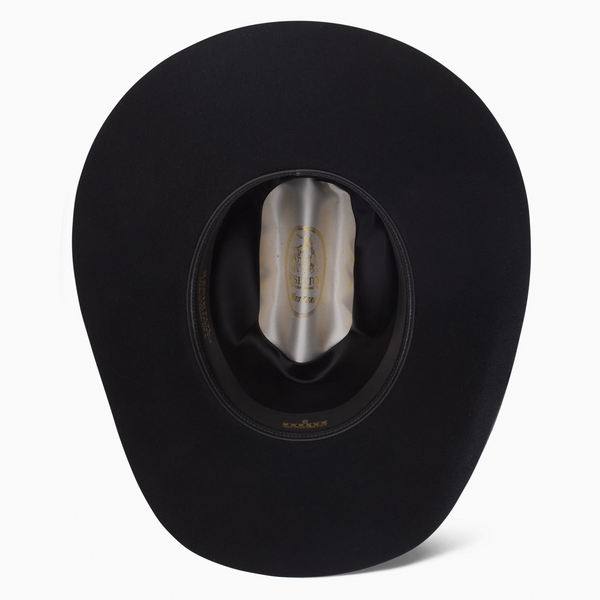RESISTOL 6X MIDNIGHT COWBOY HAT BLACK RFMDNT-094207