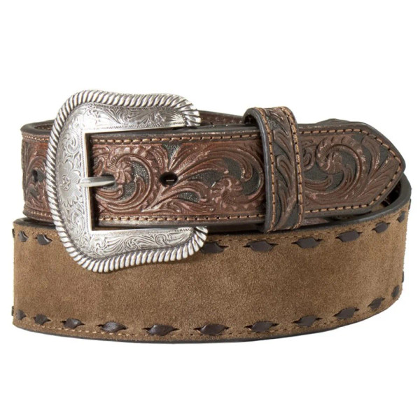 M&F NOCONA ROUGH BILLET BELT TAN N210000308