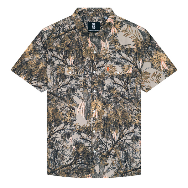 RAISED BY COYOTES MESQUITE CAMO PEARL SNAP