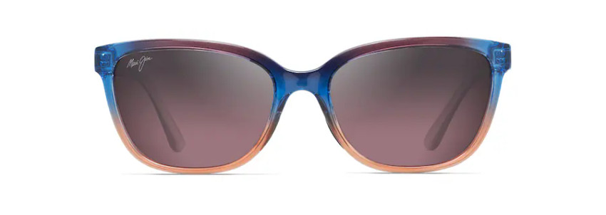 MAUI JIM HONI POLARIZED CAT EYE SUNGLASSES ROSE/SUNSET RS758-13A