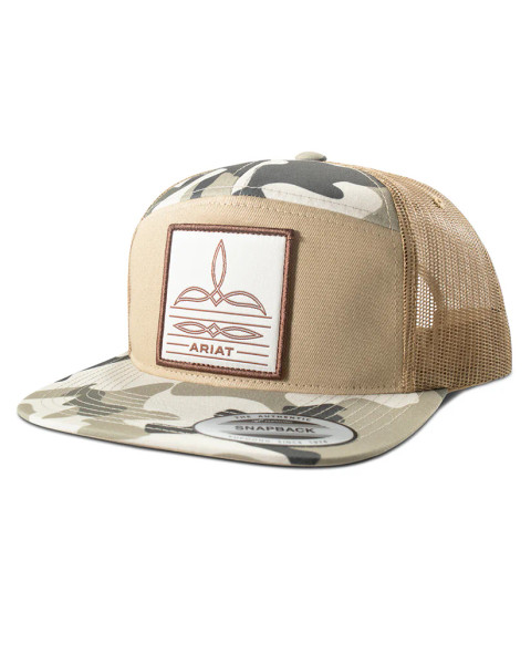 M&F ARIAT BOOT STITCH SNAP BACK CAP A3000920146