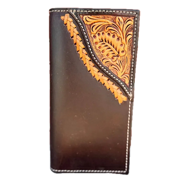 WESTERN FASHION FLORAL CORNER RODEO WALLET XHEW71R