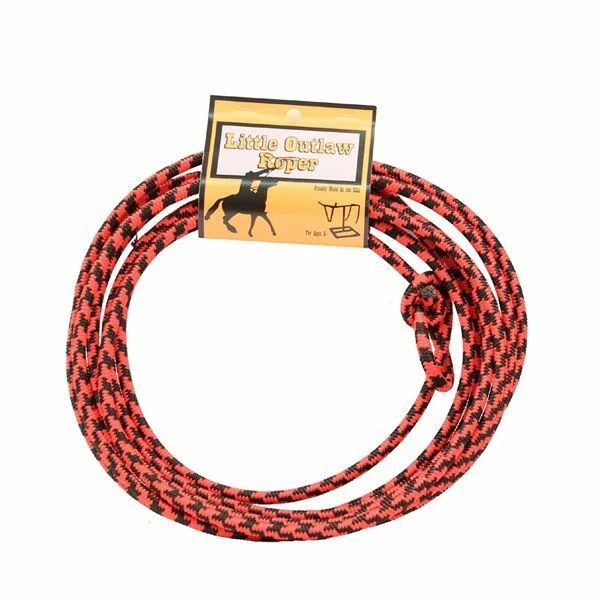 M&F LITTLE OUTLAW YOUTH ROPE BLACK/RED 5010364