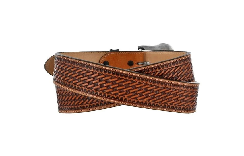 BRIGHTON BRONCO BASKETWEAVE BELT C12264
