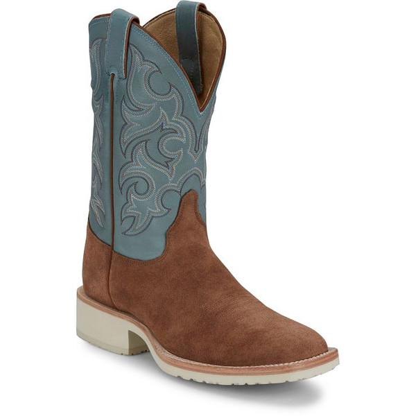JUSTIN ALAMO 11" ROUGHOUT BOOT GOLDEN TAN BR390