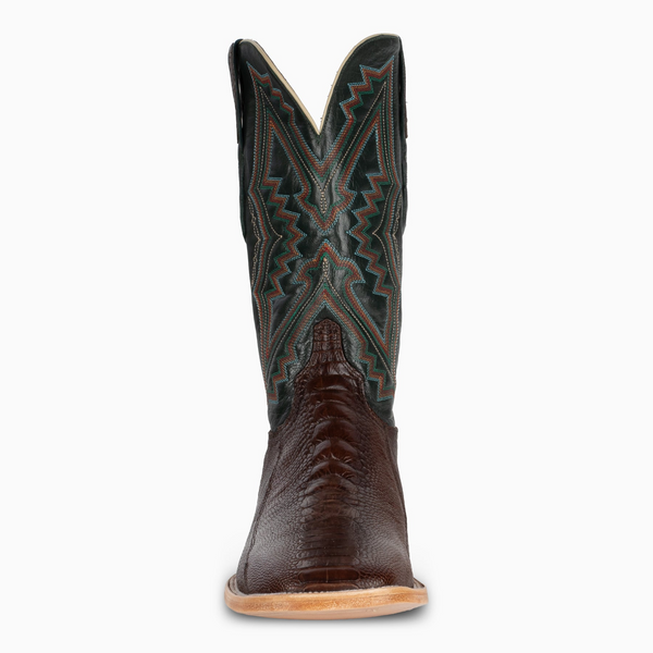 RESISTOL CHOCOLATE OSTRICH LEG BOOT RB1209082SS
