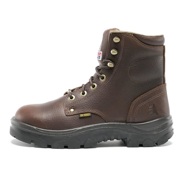 STEEL BLUE MENS ARGYLE 6" EH STEEL TOE BOOTS OAK 812952