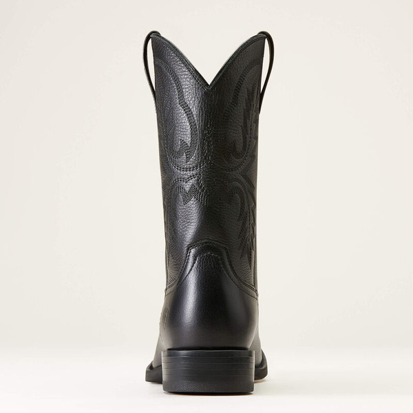 ARIAT SPORT STRATTEN W TOE COWBOY BOOT BLACK 10046870
