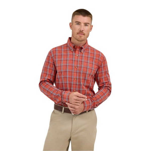 WRANGLER MENS RIATA DRESS CLASSIC FIT SHIRT MULTICOLOR 112356526