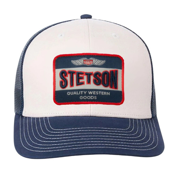 STETSON QUALITY WESTERN GOODS PATCH TRUCKER HAT 07-077-0102-0140