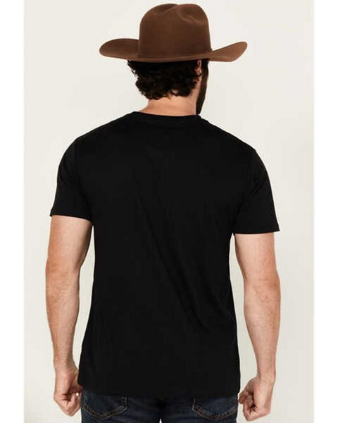 ROCK & ROLL MENS ARMADILLO GRAPHIC T-SHIRT BLACK BU21T05601