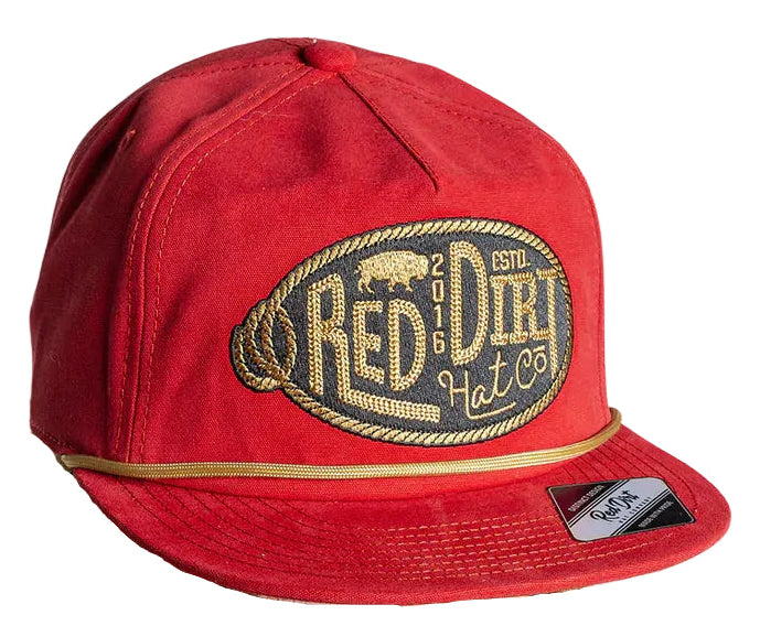 RED DIRT OLE' HONDO CAP RED/GOLD RDHC-558