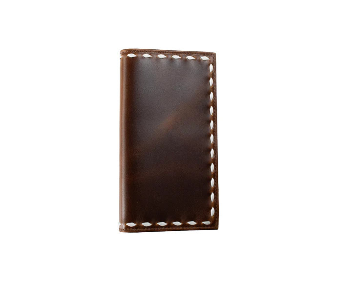 M&F 3D MENS BUCK STITCH RODEO WALLET BROWN D250017902
