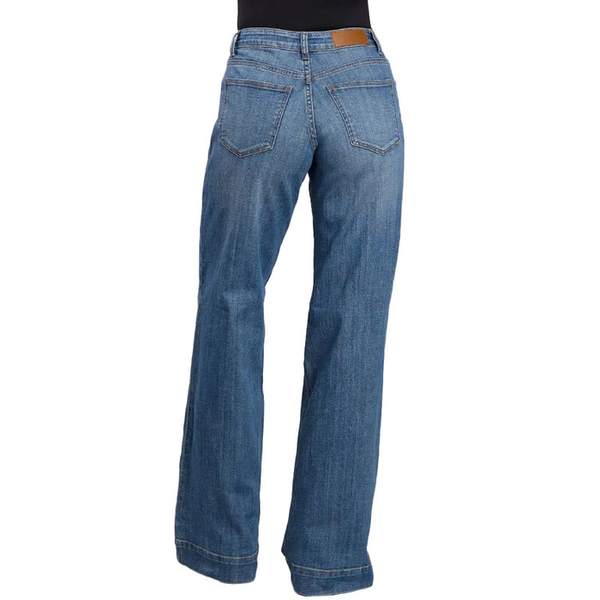 TIN HAUL WOMENS STELLA MID RISE WIDE LEG JEAN 10-054-0490-0200