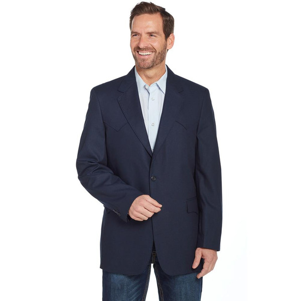 CRIPPLE CREEK MENS PLANO SPORT COAT NAVY CC1087