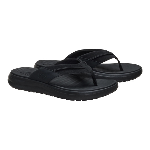 HEY DUDE FINN FLIP BLACK 44442-001