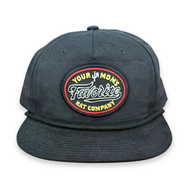 CACTUS ALLEY MOMS FAVORITE SNAPBACK CAP BLACK/ BLACK 256BLK-P245