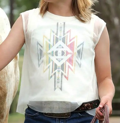 CINCH AZTEC MESH KNIT WHITE CTK7503003
