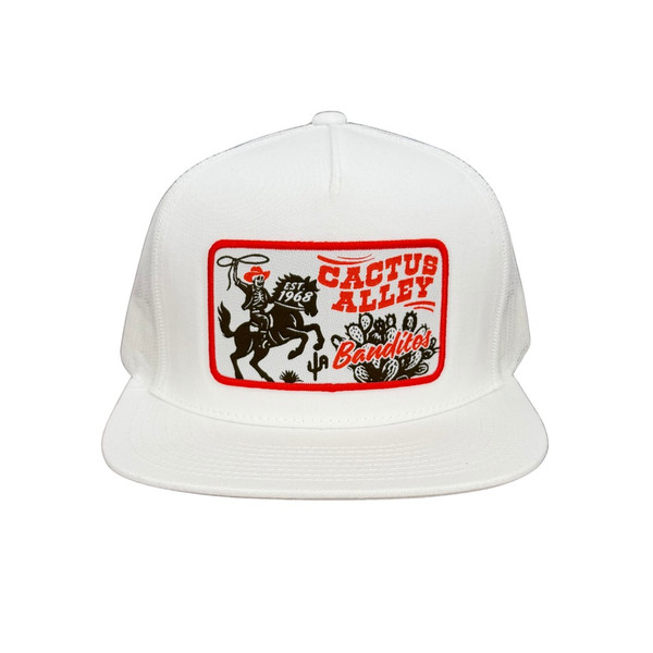 CACTUS ALLEY BANDITOS SNAPBACK CAP WHITE/ WHITE 6006WHT-P259