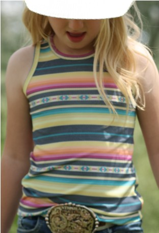 CINCH SLEEVELESS TANK TOP MULTICOLOR CTK8007003
