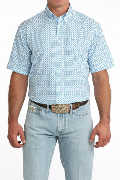 CINCH DIAMOND PRINT ARENA FLEX WHITE/BLUE MTW1704170
