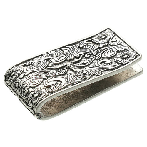 TRENDITIONS MEN'S LONGHORN TOOLED MONEY CLIP 2621917452