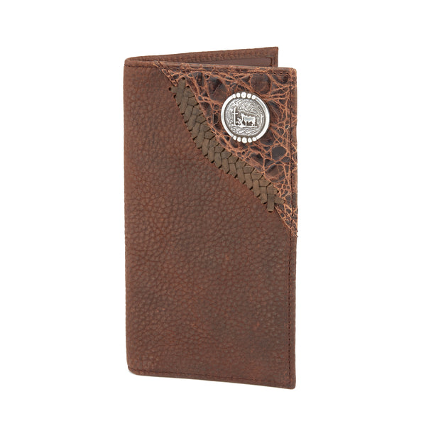MUSTANG CROCO LACED LEATHER WALLET MRW242